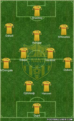 FC Nantes Formation 2014