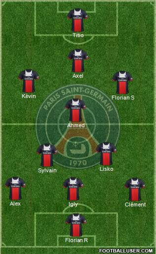 Paris Saint-Germain Formation 2014
