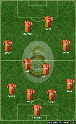 Galatasaray SK Formation 2014