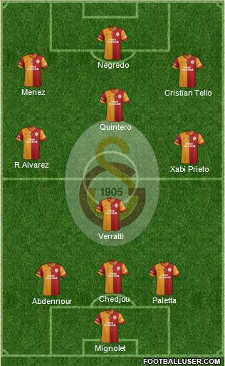 Galatasaray SK Formation 2014