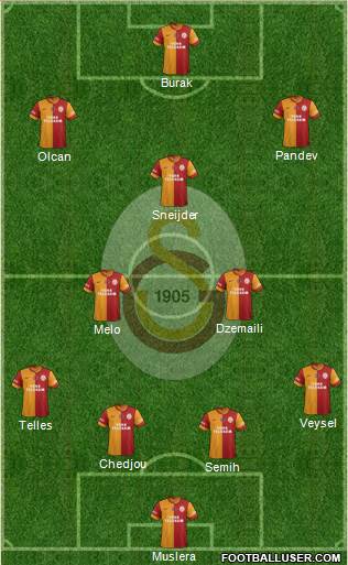 Galatasaray SK Formation 2014