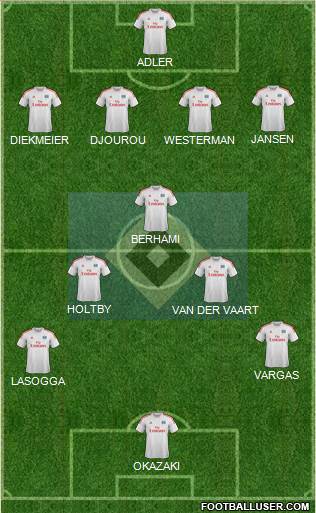 Hamburger SV Formation 2014