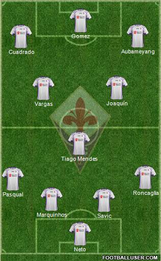 Fiorentina Formation 2014