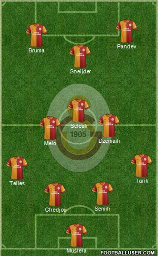 Galatasaray SK Formation 2014