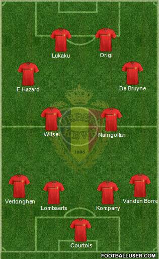 Belgium Formation 2014