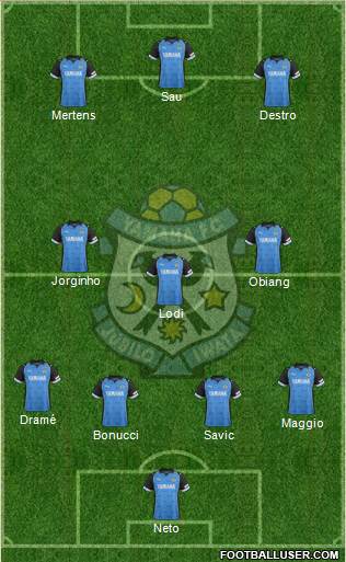 Jubilo Iwata Formation 2014