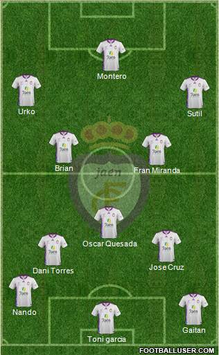 Real Jaén C.F. Formation 2014