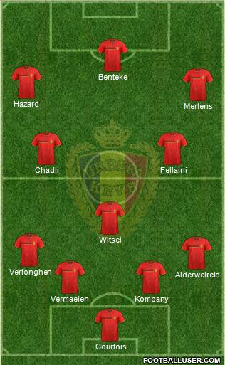 Belgium Formation 2014