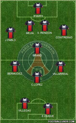Paris Saint-Germain Formation 2014