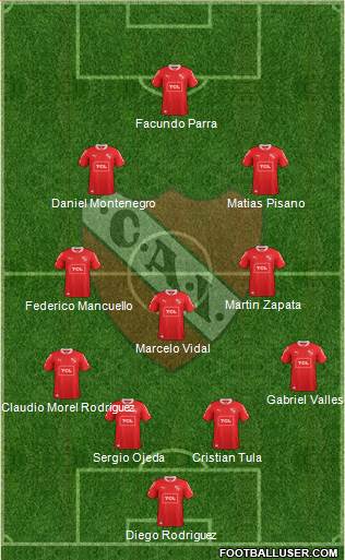 Independiente Formation 2014