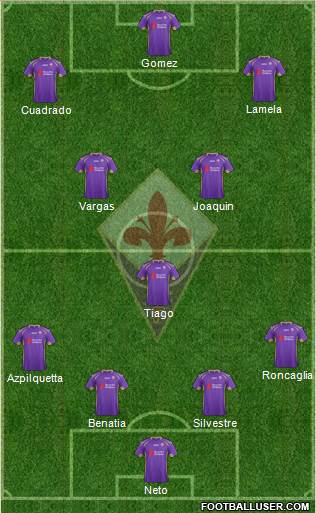 Fiorentina Formation 2014