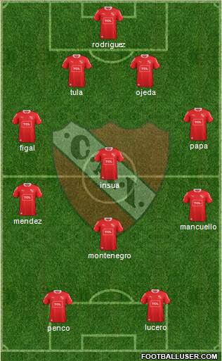 Independiente Formation 2014
