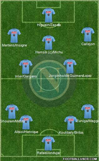 Napoli Formation 2014