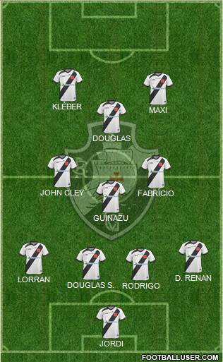 CR Vasco da Gama Formation 2014