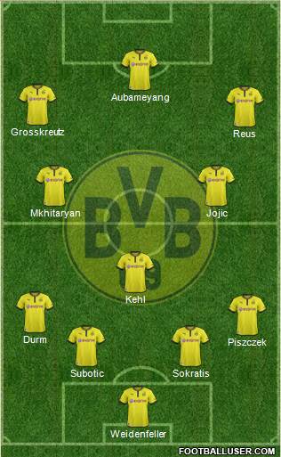 Borussia Dortmund Formation 2014