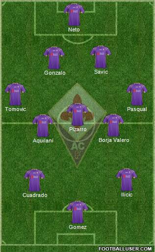 Fiorentina Formation 2014