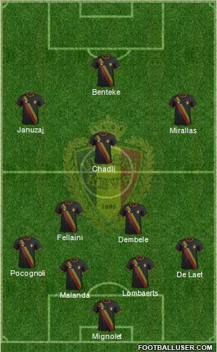 Belgium Formation 2014