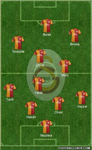Galatasaray SK Formation 2014