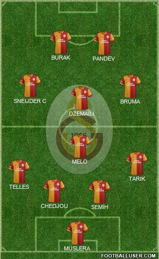 Galatasaray SK Formation 2014