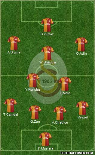Galatasaray SK Formation 2014