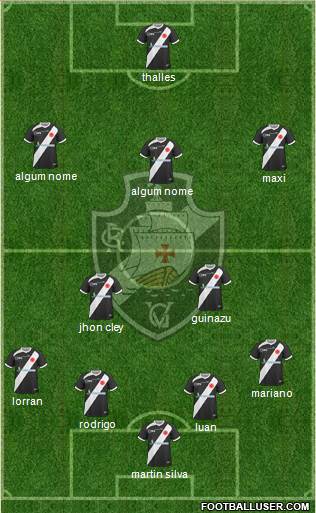 CR Vasco da Gama Formation 2014