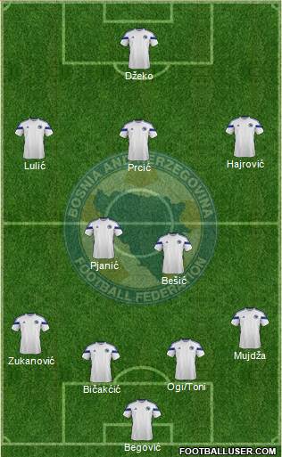 Bosnia and Herzegovina Formation 2014
