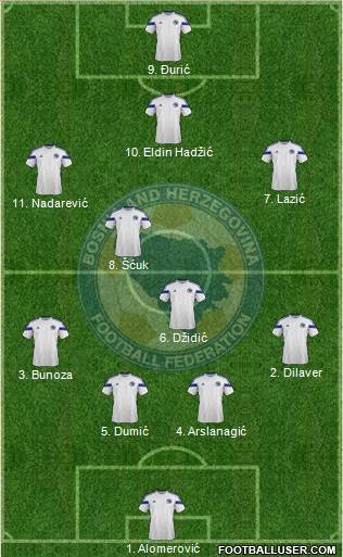 Bosnia and Herzegovina Formation 2014