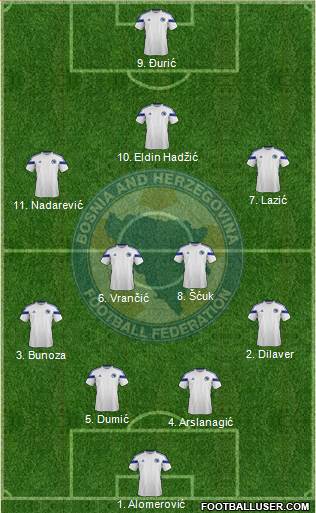 Bosnia and Herzegovina Formation 2014