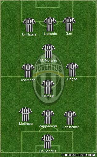 Juventus Formation 2014
