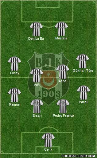 Besiktas JK Formation 2014
