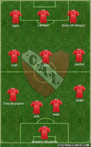 Independiente Formation 2014