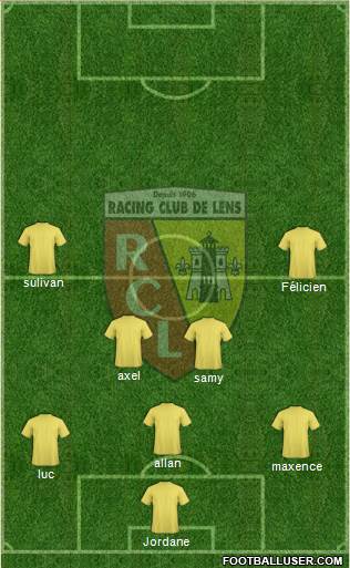 Racing Club de Lens Formation 2014