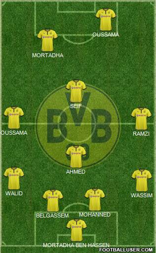 Borussia Dortmund Formation 2014
