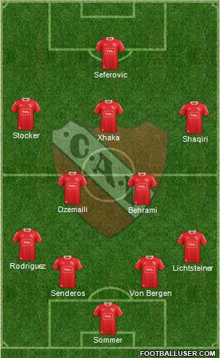 Independiente Formation 2014