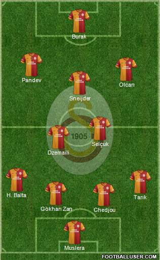 Galatasaray SK Formation 2014