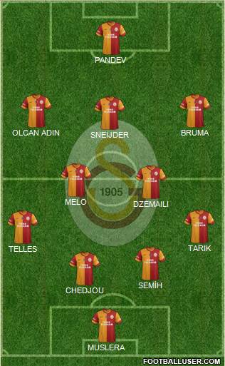 Galatasaray SK Formation 2014