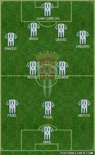 Córdoba C.F., S.A.D. Formation 2014