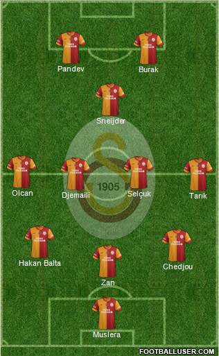 Galatasaray SK Formation 2014