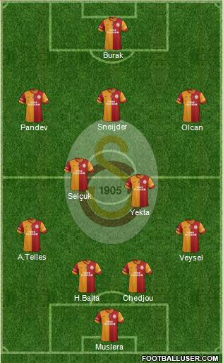Galatasaray SK Formation 2014