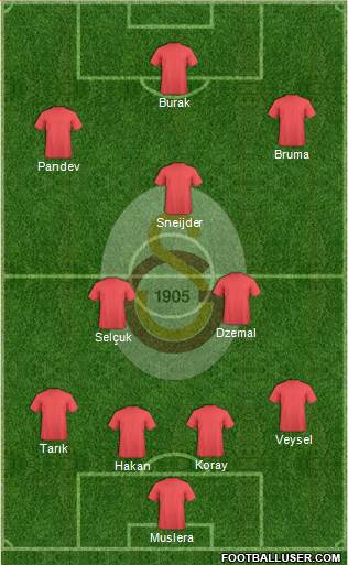 Galatasaray SK Formation 2014