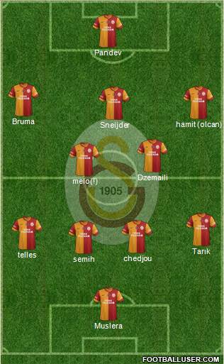 Galatasaray SK Formation 2014
