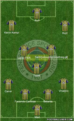 Fenerbahçe SK Formation 2014