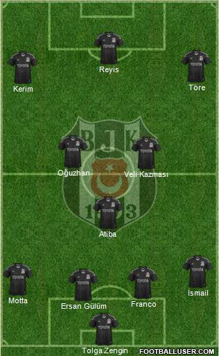 Besiktas JK Formation 2014