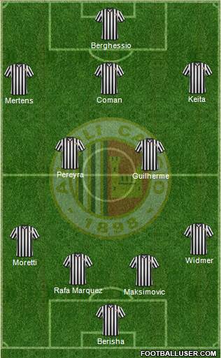 Ascoli 4-2-3-1 football formation