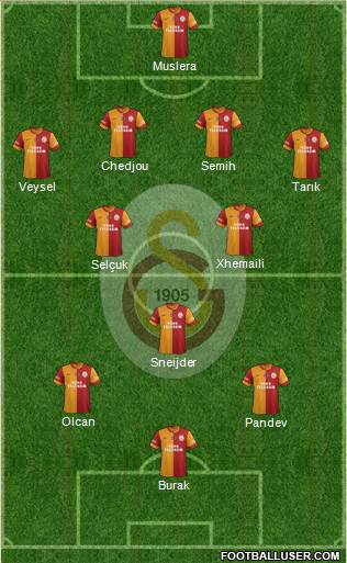 Galatasaray SK Formation 2014