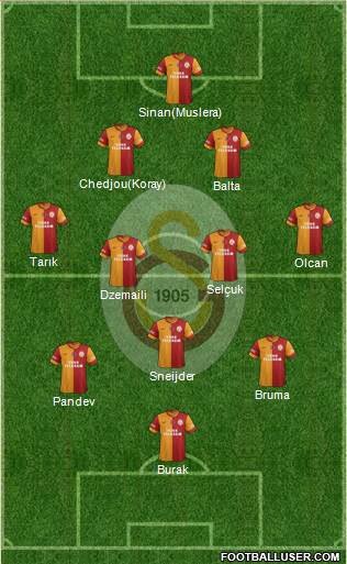 Galatasaray SK Formation 2014