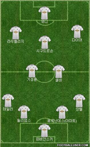 Swansea City Formation 2014