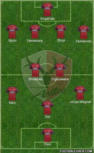 Kashima Antlers Formation 2014