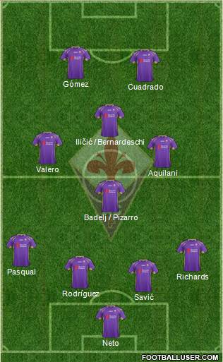 Fiorentina Formation 2014