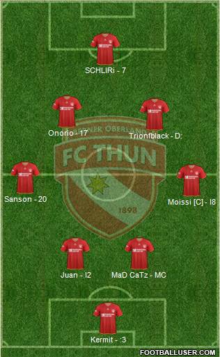 FC Thun 1898 Formation 2014